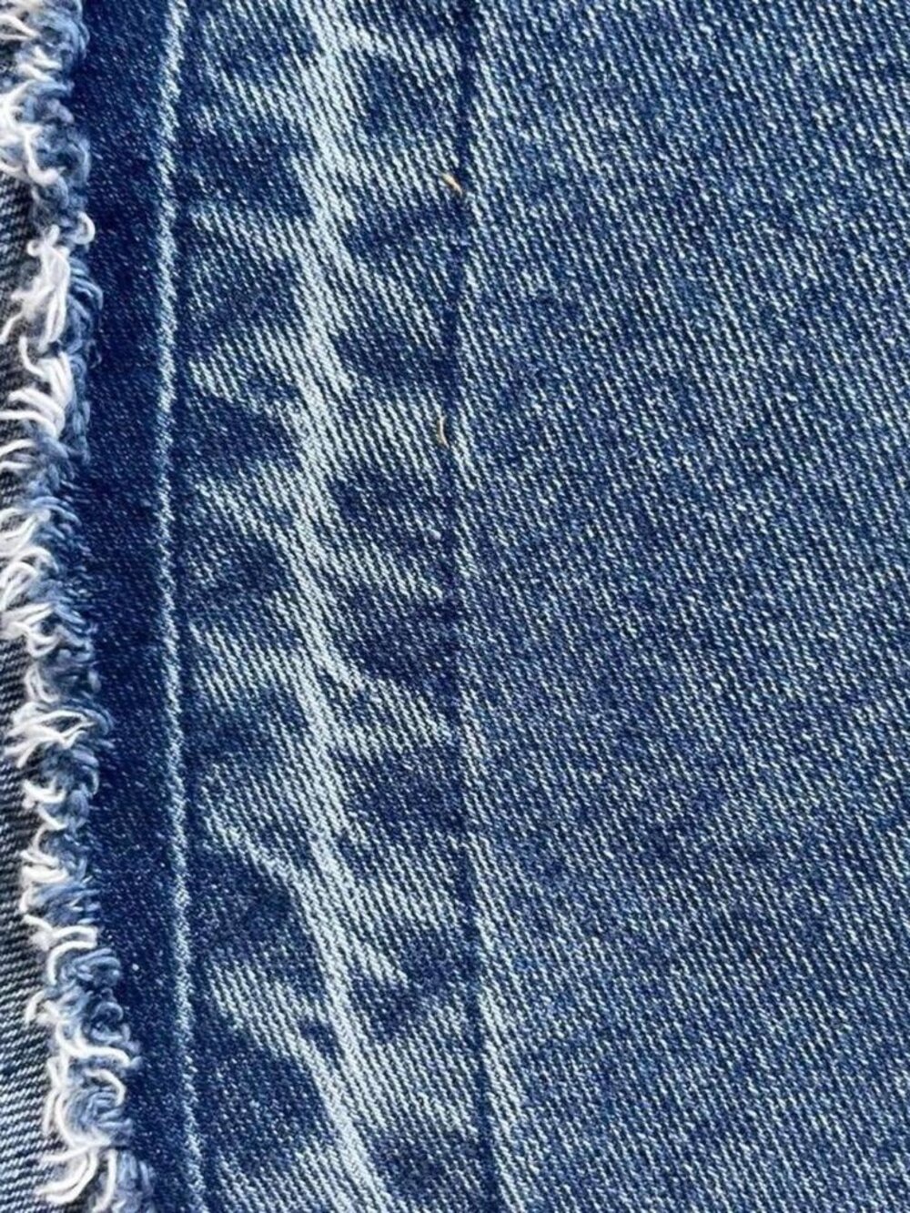 Cider Denim Ruffle Mini Skirt – Y2K Low Rise Tiered Frayed Hem (Size XL) - Picture 2 of 5